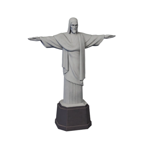 Christ the Redeemer 3D Model for Unreal - Realtime Asset