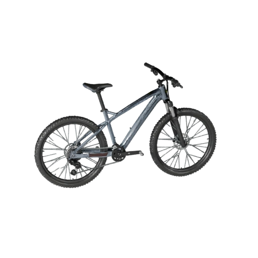 Mountainbike 3D Modell für Unity - Low Poly Game Asset
