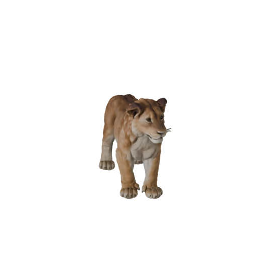 Реалистичный львёнок 3D модель - rigged PBR ассет для игр | PBR