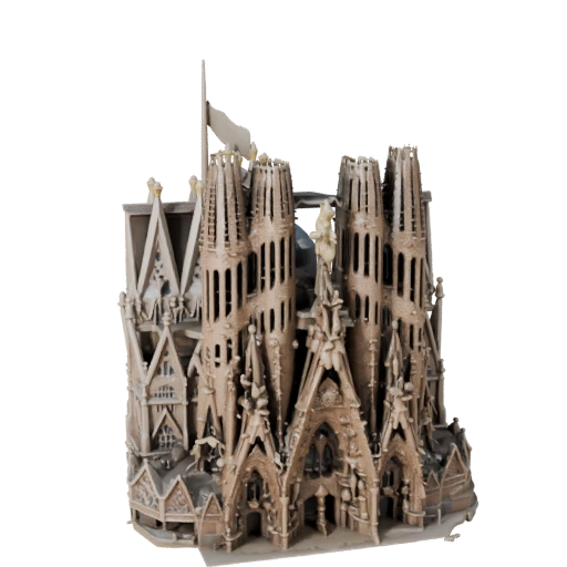 Sagrada Familia 3D Model for Unity - Game Asset for Architecture