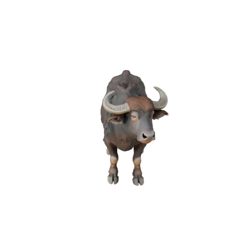 Realistic Water Buffalo 3D Model - Rigged PBR Asset for Games