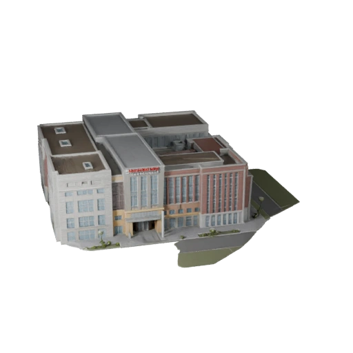 3D модель торгового центра для Unreal - Asset для реального времени