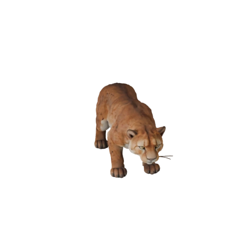 High Poly Cougar 3D Model - Detailed STL Asset for Printing