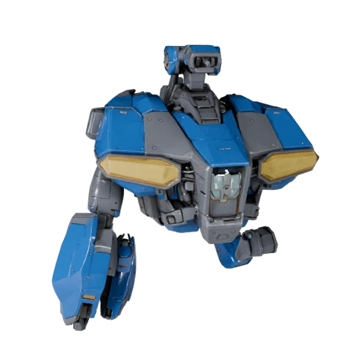 High Poly Mech Walker 3D Model for Studio Renders - PBR