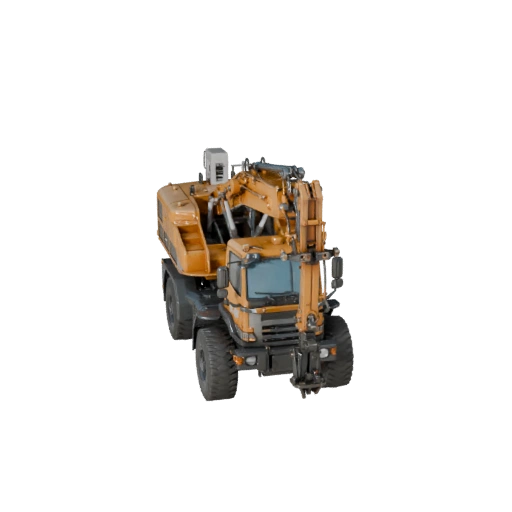 Modello 3D Camion Gru Pronto per il Gioco per Giochi in Tempo Reale - PBR