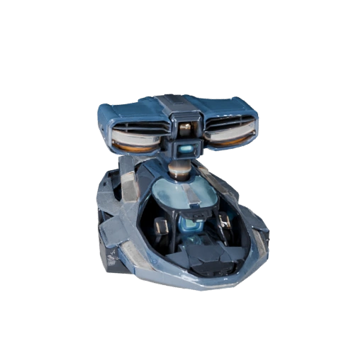Carro Voador Modelo 3D para Blender e Jogos - PBR Realista