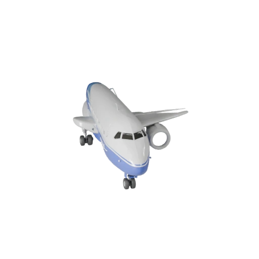 Printable Boeing Inspired Airliner STL 3D Model for