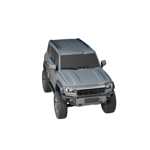 Modelo 3D Hover SUV - Ativo de Transporte PBR Pronto para Jogo