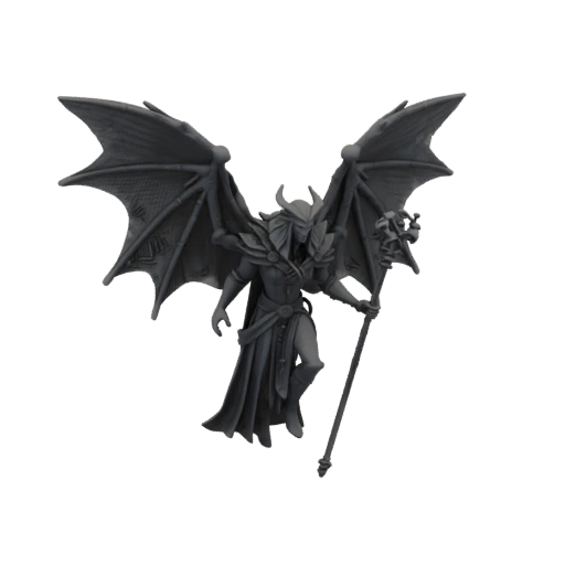 Fantasy Licht Necromancer Miniatur STL - Flügelspannweite