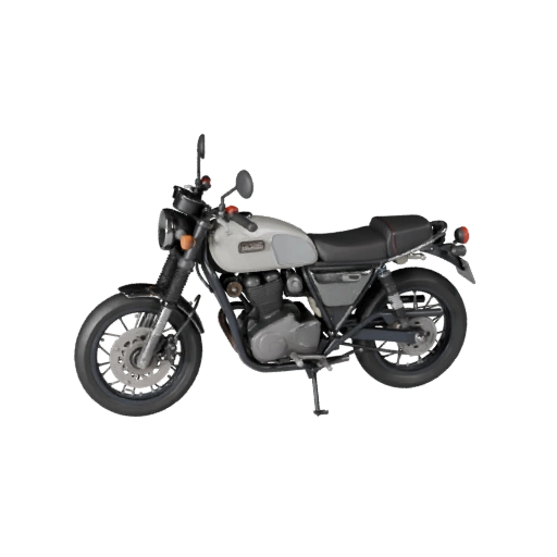 Modello 3D Moto Retrò per Blender e Giochi - Realistico