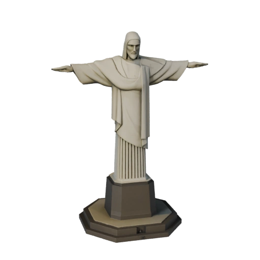 Christ the Redeemer 3D Model for Unity - Game Asset
