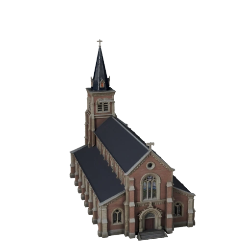 Church 3D Model - Realistic Archviz Asset for Architecture