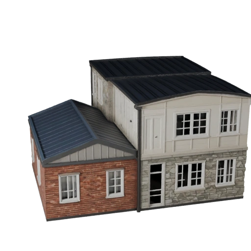 Modular Apartment Kit 3D Model for Unreal - Realtime Asset
