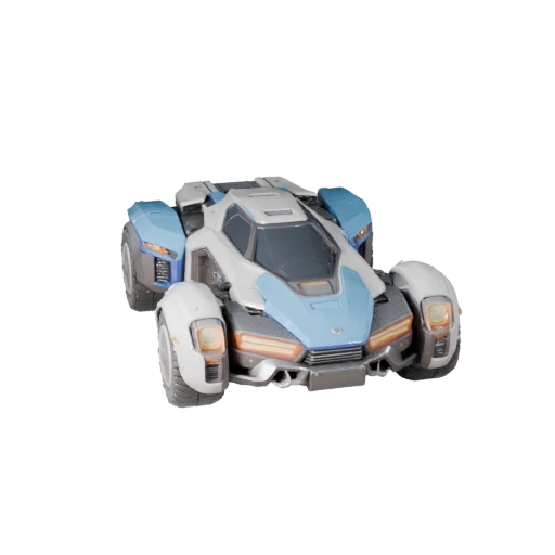 Sci Fi Truck 3D Model for Unity - Low Poly Game Asset
