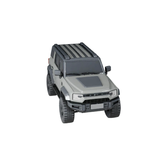 Modelo 3D STL SUV Futurista Imprimível para Colecionáveis e