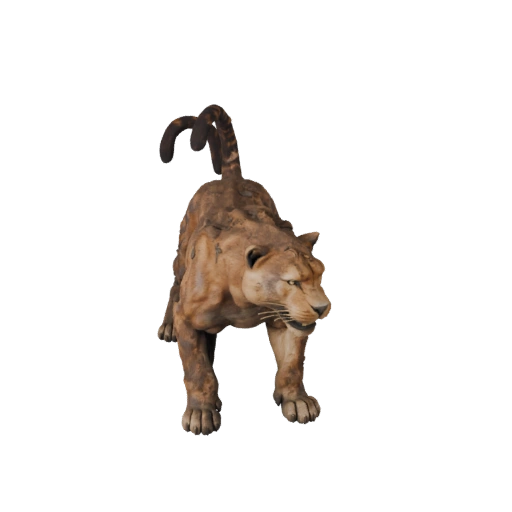 Realistic Panther 3D Model - Rigged PBR Asset for Games | PBR