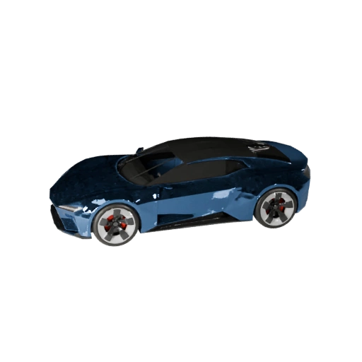 Low Poly Concept Car 3D Model for Unity & Unreal Games