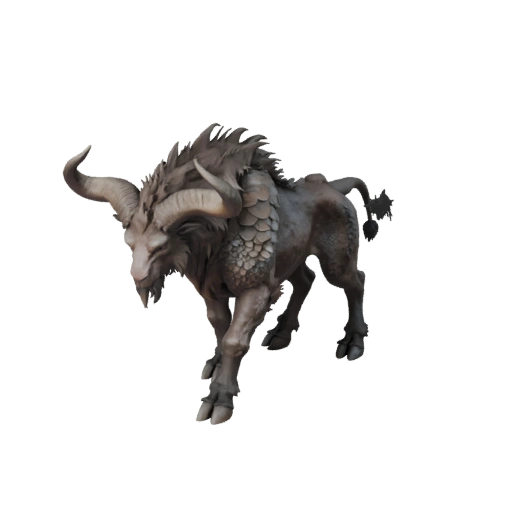 Minotauro Realistico 3D Model - Asset PBR Rigged per Giochi | PBR