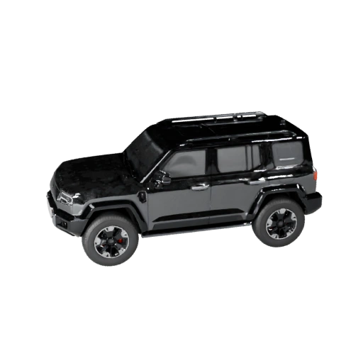 Electric Suv 3D Model for Unreal Engine - Game Ready