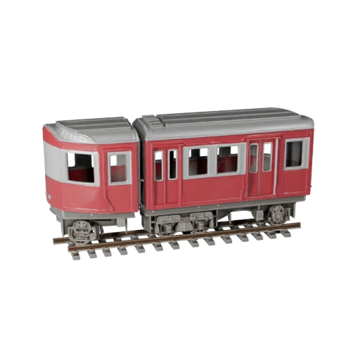 Printable Metro Train STL 3D Model for Collectibles &