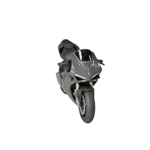 Ducati Inspired Sport Motorcycle 3D Model for Unity - Low