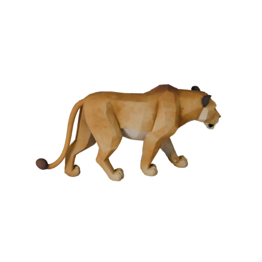 Low Poly Lioness 3D Model - Unity Game Asset with FBX | Royalty-Free