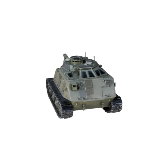 Self Propelled Howitzer 3D Model for Unity - Low Poly