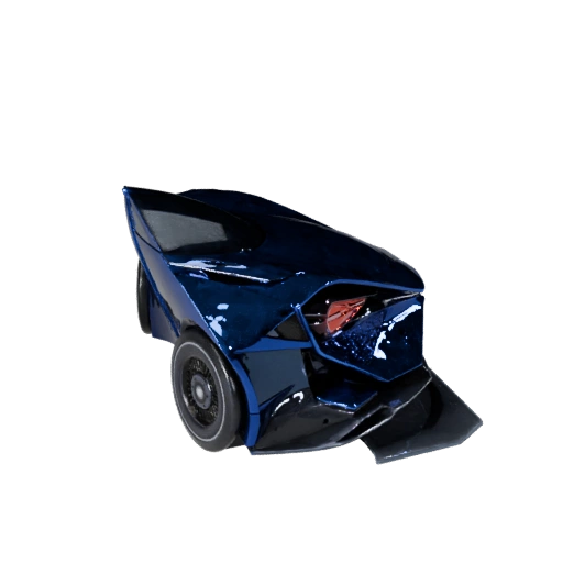 High Poly Futuristic Car 3D Model for Studio Renders