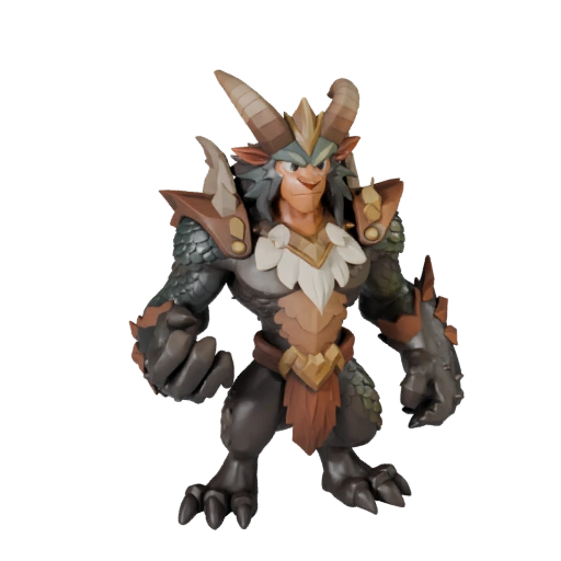 Cartoon Griffin 3D Model - Stylized Asset for Animation | PBR