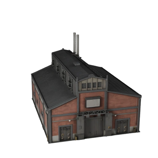 Modelo 3D de Planta de Fabricación para Unreal - Activo en Tiempo Real