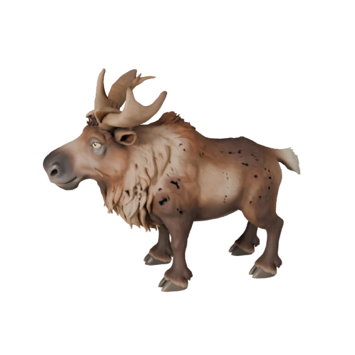 Caribou 3D Model for Blender - PBR Asset with Textures | PBR