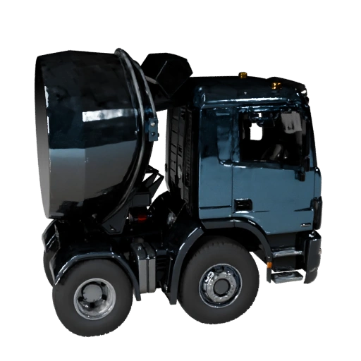 Camion toupie à béton haute poly Modèle 3D pour rendus de studio