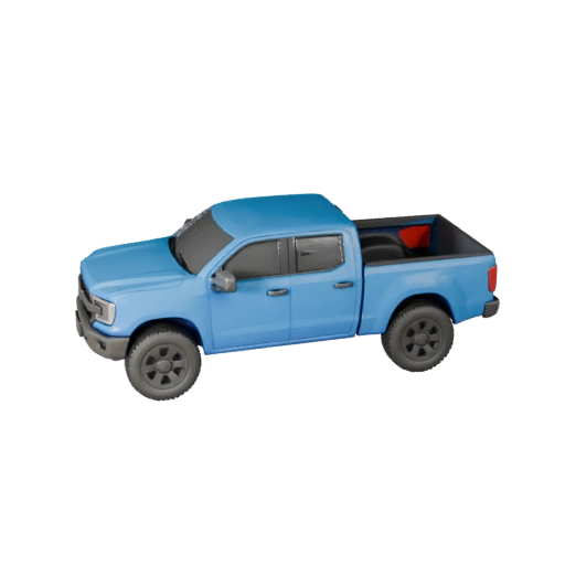 Modello 3D Pickup Stampabile STL per Collezionabili & (Legacy)