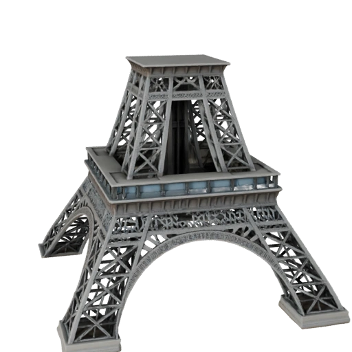 Eiffel Tower 3D Model for Blender - Render Asset for Architecture