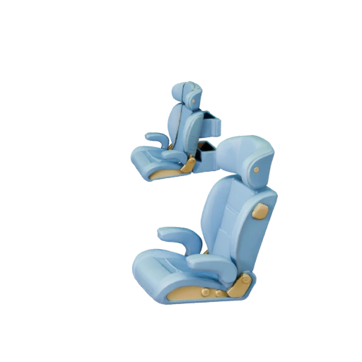 Печатное автокресло для автомобиля STL 3D модель - Дисплей и Коллекционирование