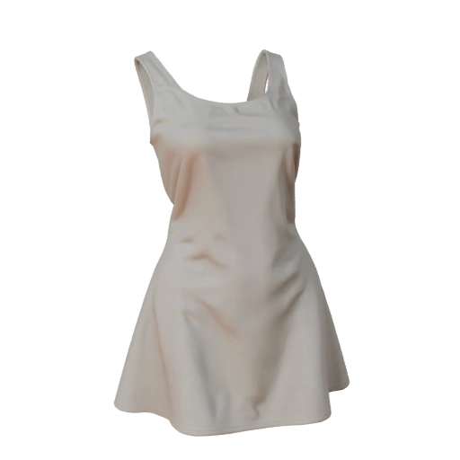 Mini Dress Asset 3D per Illuminazione Studio e Cinema