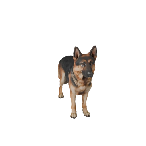 Berger Allemand Modèle 3D pour Blender - Asset PBR avec Textures