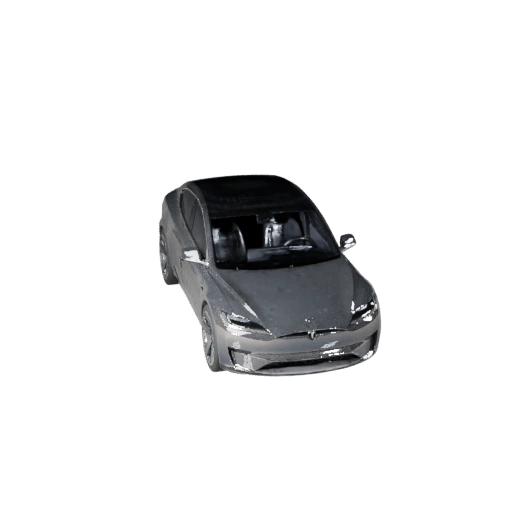 Tesla Inspired Electric Sedan 3D Model for Blender