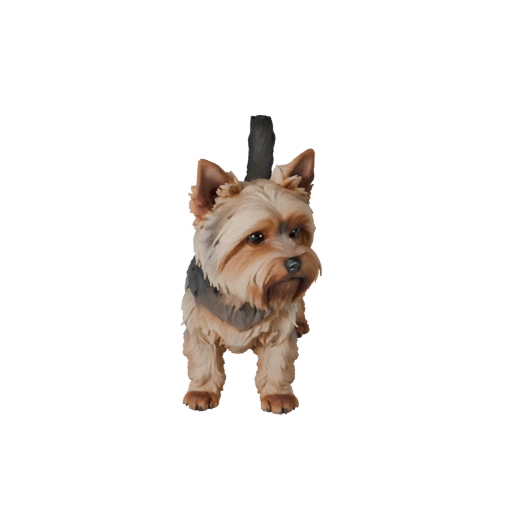 Йоркширский терьер собака 3D модель для Unity - Готовый игровой ассет, FBX