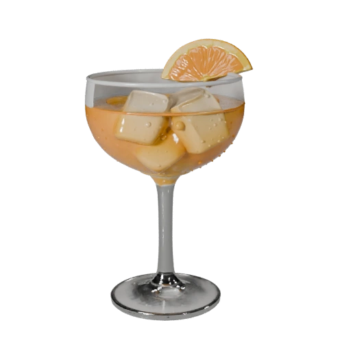 Verre à cocktail - Modèle 3D pour film cinématographique et effets visuels