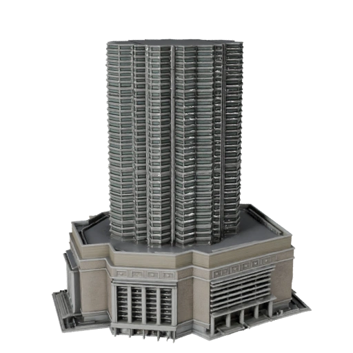 Petronas Towers 3D Model for Unity - Game Asset for Architecture