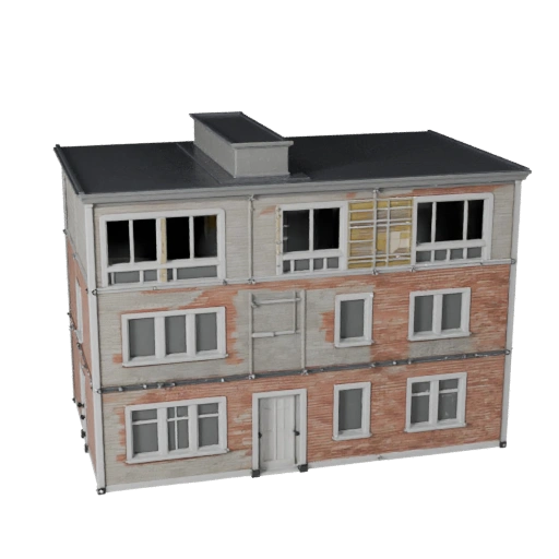 High Poly Modular Apartment Kit 3D Model for Archviz