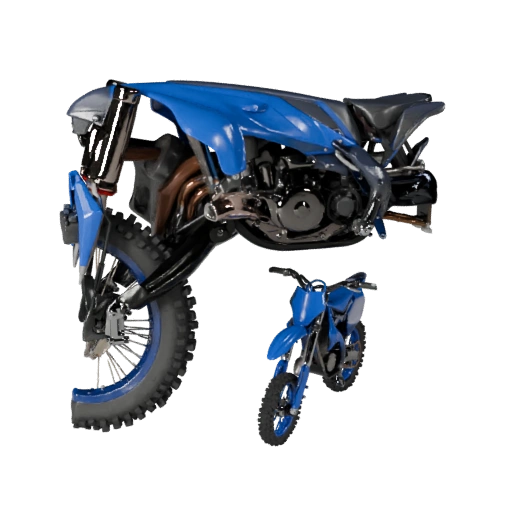 Moto de Terra de Alto Poligonagem 3D para Renderizações de Estúdio Ativo PBR