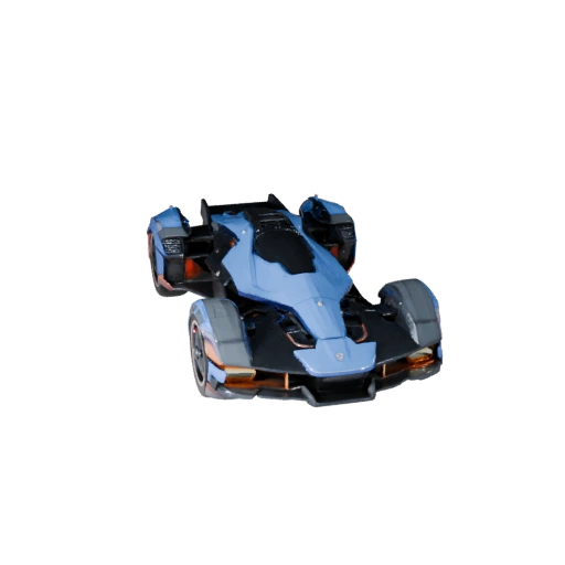 Modelo 3D de Aerodeslizador para Blender - Asset PBR Realista
