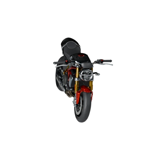 Ducati Inspired Sport Motorcycle 3D Model for Blender &