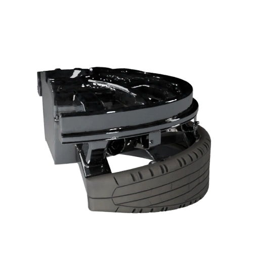 Car Wheel 3D Model for Blender & Games - PBR Asset