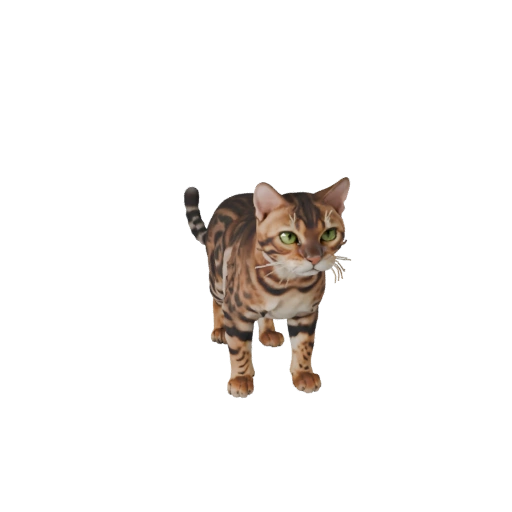 Bengal Cat 3D Model for Blender - PBR Asset with Textures | PBR