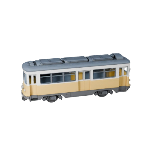 Modelo STL de Tranvía Imprimible para Coleccionables y Exhibición