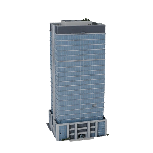 Torre do Distrito Financeiro Modelo 3D para Unreal - Ativo em Tempo Real