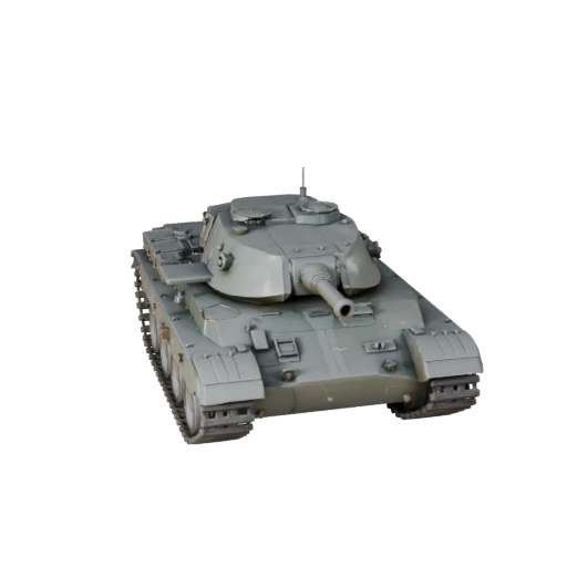 Kampfpanzer 3D-Modell für Blender & Spiele - Realistisch PBR